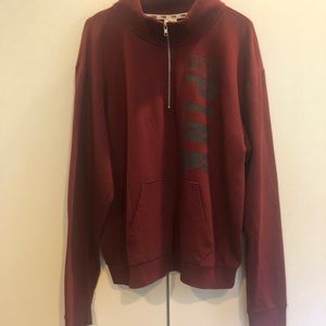 Maroon PINK Quarter Zip